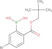 (5-Bromo-2-[(2,2-dimethylpropoxy)carbonyl]phenyl)boronic acid