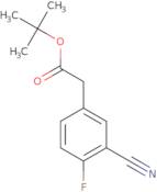 Tert-Butyl 2-(3-Cyano-4-Fluorophenyl)Acetate