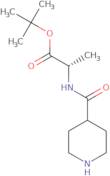 (S)-Tert-Butyl 2-(Piperidine-4-Carboxamido)Propanoate