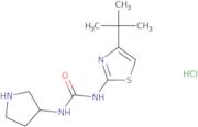 1-(4-Tert-Butylthiazol-2-Yl)-3-(Pyrrolidin-3-Yl)Urea Hydrochloride