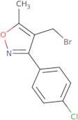 4-(Bromomethyl)-3-(4-chlorophenyl)-5-methylisoxazole