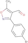 3-(4-Bromophenyl)-5-methylisoxazole-4-carboxaldehyde