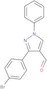 3-(4-Bromophenyl)-1-phenylpyrazole-4-carbaldehyde