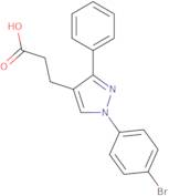 1-(4-Bromophenyl)-3-phenylpyrazole-4-propionic acid