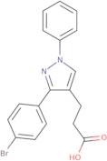 3-(4-Bromophenyl)-1-phenylpyrazole-4-propionic acid