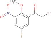 2-Bromo-1-(5-fluoro-2-methoxy-3-nitrophenyl)ethanone