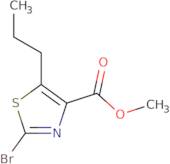 2-Bromo-4-(methoxycarbonyl)-5-propyl-1,3-thiazole