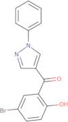 (5-Bromo-2-hydroxy-phenyl)-(1-phenyl-1H-pyrazol-4-yl)ketone