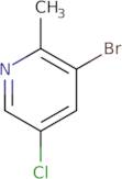 3-Bromo-5-chloro-2-methylpyridine