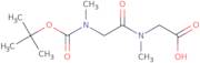 2-(2-((tert-Butoxycarbonyl)(methyl)amino)-N-methylacetamido)acetic acid