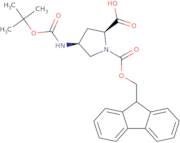 Boc-(2S,4S)-4-amino-1-Fmoc-pyrrolidine-2-carboxylic acid