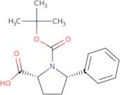 Boc-(2R,5S)-5-phenylpyrrolidine-2-carboxylic acid