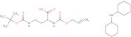 N-alpha-Boc-Ngamma-allyloxycarbonyl-D-2,4-diaminobutyric acid dicyclohexylammonium salt