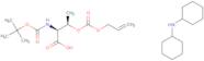 Boc-O-allyloxycarbonyl-L-threonine dicyclohexylammonium salt