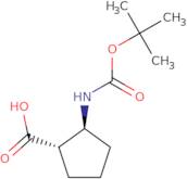 (1S,2S)-Boc-aminocyclopentane carboxylic acid