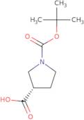 Boc-(3S)-1-pyrrolidine-3-carboxylic acid