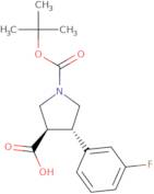 Boc-(±)-trans-4-(3-fluorophenyl)pyrrolidine-3-carboxylic acid