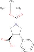 Boc-(±)-trans-4-phenylpyrrolidine-3-carboxylic acid