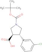 Boc-(±)-trans-4-(3-chlorophenyl)pyrrolidine-3-carboxylic acid