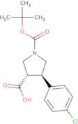 Boc-(±)-trans-4-(4-chlorophenyl)pyrrolidine-3-carboxylic acid