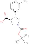 Boc-(±)-trans-4-(3-methylphenyl)pyrrolidine-3-carboxylic acid