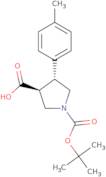 Boc-(±)-trans-4-(4-methylphenyl)pyrrolidine-3-carboxylic acid