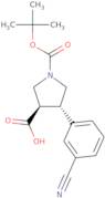 Boc-(±)-trans-4-(3-cyanophenyl)pyrrolidine-3-carboxylic acid