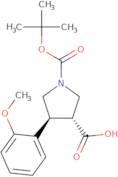 Boc-(±)-trans-4-(2-methoxyphenyl)pyrrolidine-3-carboxylic acid