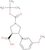 Boc-(±)-trans-4-(3-methoxyphenyl)pyrrolidine-3-carboxylic acid
