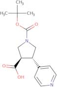 Boc-(±)-trans-4-(4-pyridinyl)pyrrolidine-3-carboxylic acid