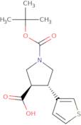 Boc-(±)-trans-4-(3-thienyl)pyrrolidine-3-carboxylic acid