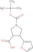 Boc-(±)-trans-4-(2-furanyl)pyrrolidine-3-carboxylic acid