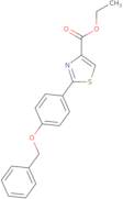 2-(4-Benzyloxyphenyl)thiazole-4-carboxylic acid ethyl ester