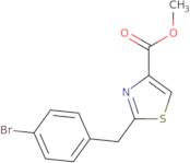 2-(4-Bromobenzyl)thiazole-4-carboxylic acid methyl ester