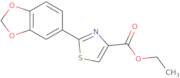 2-Benzo[1,3]dioxol-5-yl-thiazole-4-carboxylic acid ethyl ester