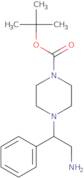 tert-Butyl-4-(2-amino-1-phenylethyl)piperazine carboxylate