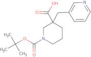 1-[(tert-Butyl)oxycarbonyl]-3-pyridin-3-yl-methylpiperidine-3-carboxylic acid