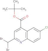 Tert-Butyl 6-Chloro-2-(Dibromomethyl)Quinoline-4-Carboxylate