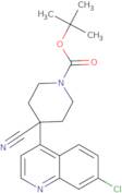 Tert-Butyl 4-(7-Chloroquinolin-4-Yl)-4-Cyanopiperidine-1-Carboxylate
