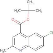 Tert-Butyl 6-Chloro-2-Methylquinoline-4-Carboxylate