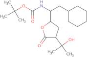 tert-Butyl 2-cyclohexyl-1-[4-(1-hydroxy-1-methylethyl)-5-oxotetrahydrofuran-2-yl]ethylcarbamate