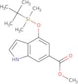 4-(Tert-Butyldimethylsilanyloxy)-1H-Indole-6-Carboxylic Acid Methyl Ester