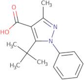 5-tert-Butyl-3-methyl-1-phenyl-1H-pyrazole-4-carboxylic acid