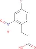 3-(4-bromo-2-nitrophenyl)propanoic acid