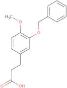 3-[3-(benzyloxy)-4-methoxyphenyl]propanoic acid