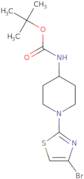 tert-butyl n-[1-(4-bromo-1,3-thiazol-2-yl)piperidin-4-yl]carbamate