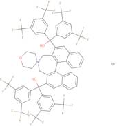 (11bS)-2,6-Bis[bis[3,5-bis(trifluoromethyl)phenyl]hydroxymethyl]-3,5-dihydrospiro[4H-dinaphth[2,1-c:1',2'-e]azepine-4,4'-morpholiniu m] Bromide