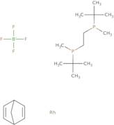 (S,S)-1,2-Bis[(tert-butyl)methylphosphino]ethane[eta-(2,5-norbornadiene)]rhodium(I) Tetrafluorobor…