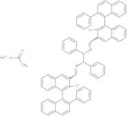 (1S,2S)-N,N'-Bis[(R)-2-hydroxy-2'-phenyl-1,1'-binaphthyl-3-ylmethylene]-1,2-diphenylethylenediaminato Manganese(III) Acetate
