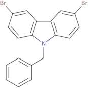 9-Benzyl-3,6-dibromocarbazole